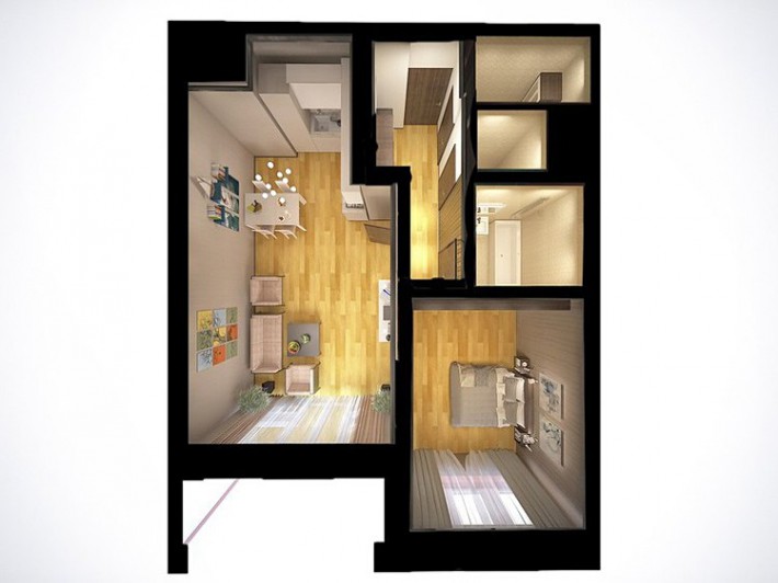 Квартира, 2 + кк, 52 м2, Прага 8 - Карлин фото 3